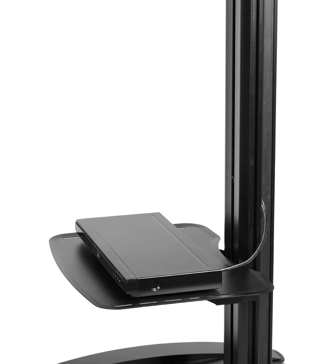 GIF animation of tv accessory platform being raised up and down