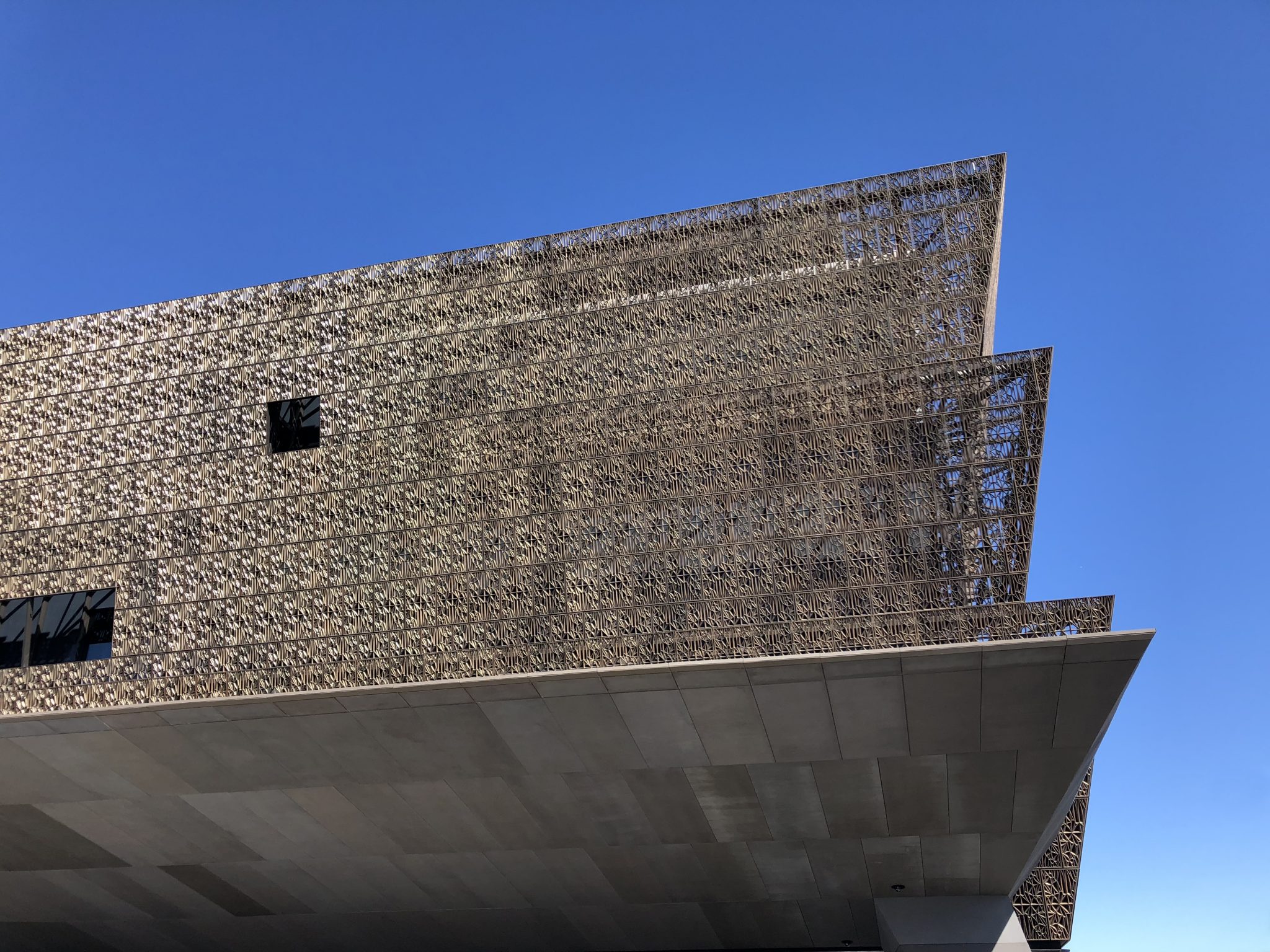 Detail of African American Museum in Washington DC